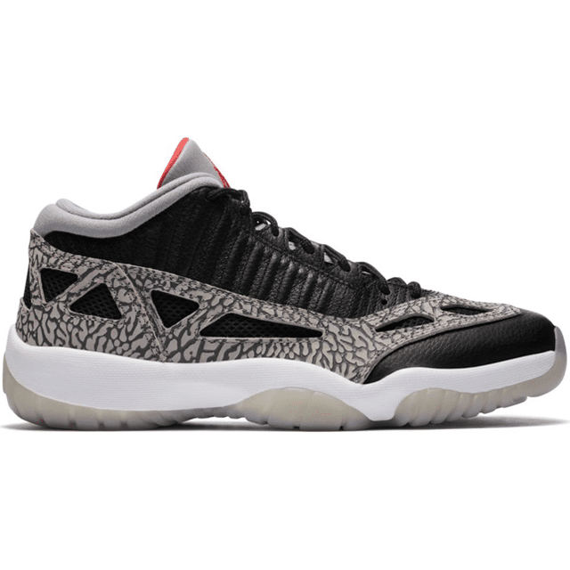 Air Jordan 11 Low IE "Black Cement" Shoes - Size 8