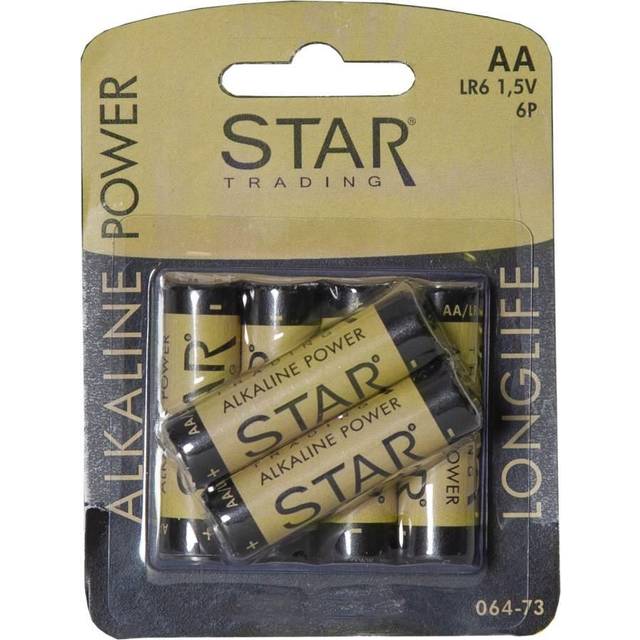 AA Alkaline Power Batteries, 6-pack