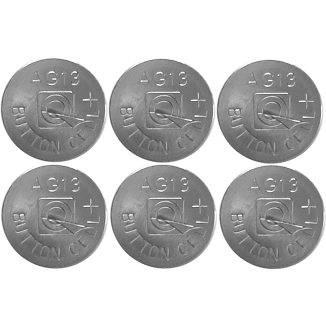 Batteri AG13/LR44, 6-Pack