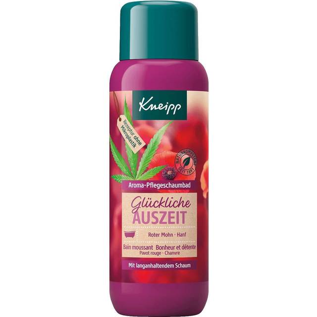 Kneipp Aroma Närande Skumbad, Lycklig Avkoppling, Röd, 400 ml
