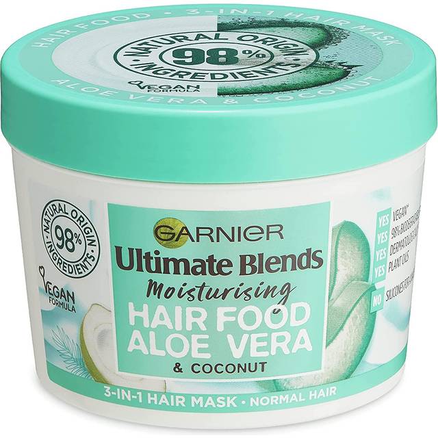 Garnier Ultimate Blends Hair Food Aloe Vera 3-in-1 Normal Hair Mask Treatment 390ml
