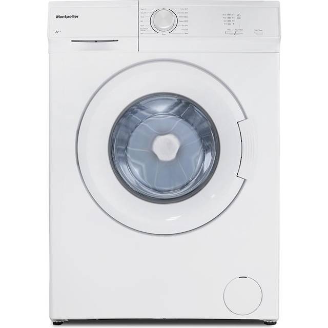 Freestanding Washing Machine In White, 5kg Load 1000rpm - Montpellier MW5101W