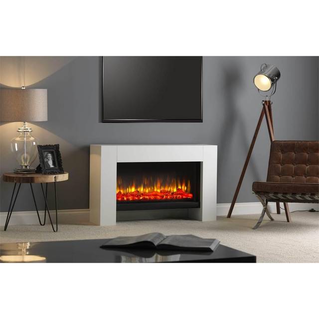 Suncrest 2kW Detroit 47" Electric Suite, White
