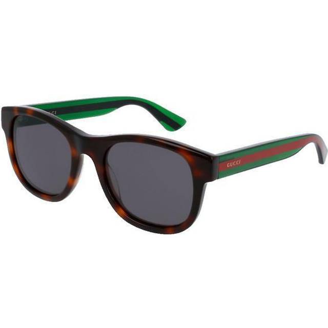 Gucci Grey Square Mens Sunglasses GG0003SN 003 52 (Dimension: 6.0000x5.0000x4.0000 inches)