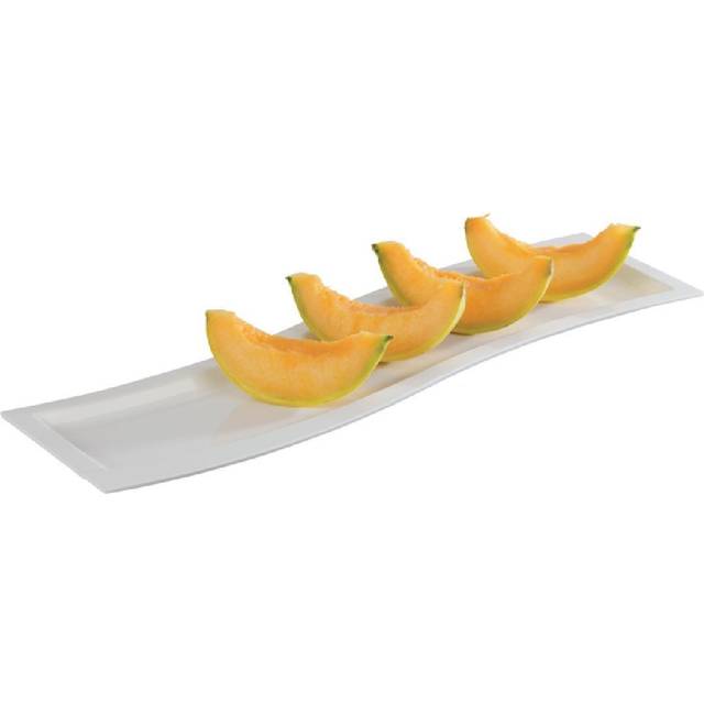 APS Wave Melamine Platter Black GN 2/4