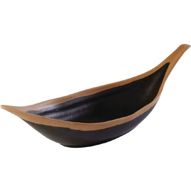 APS Crocker Leaf Bowl Cream. 305mm length