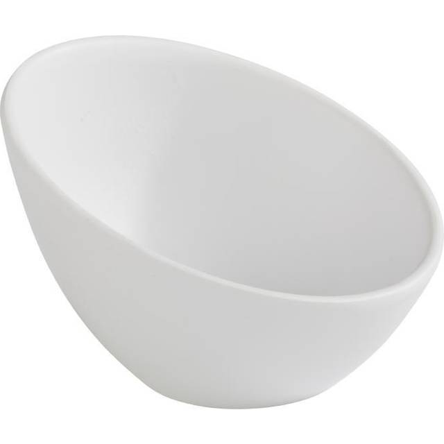 APS Zen Melamine Round Sloped Dipping Pot White 80ml