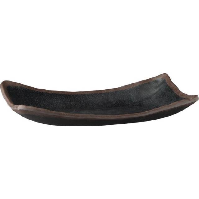 APS Marone Melamine Platter Black 265x 165mm