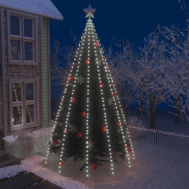 vidaXL Tree Lights with 500 LEDs Blue 500 cm Indoor Outdoor