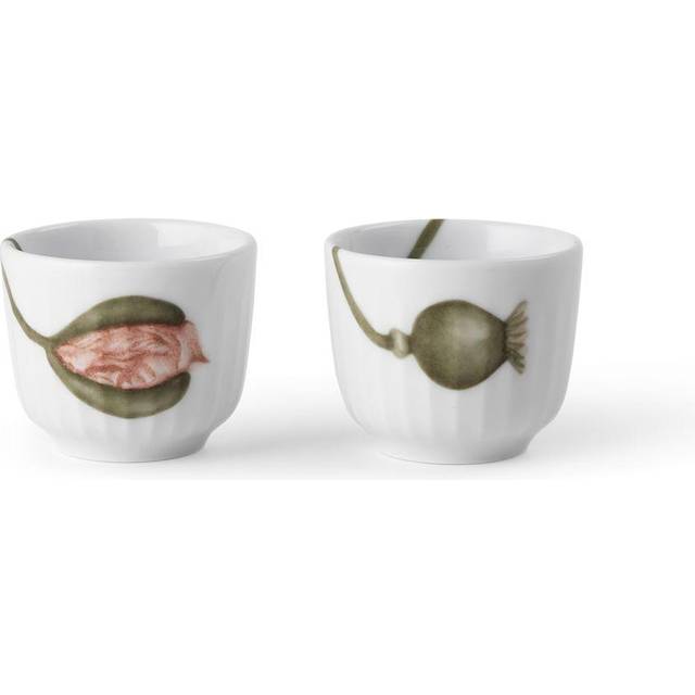 Kähler Hammershøi Poppy egg cup 2-pack White-decor
