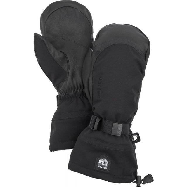 Hestra Army Leather Extreme Mitt Black/Black, Svart/Svart, 6