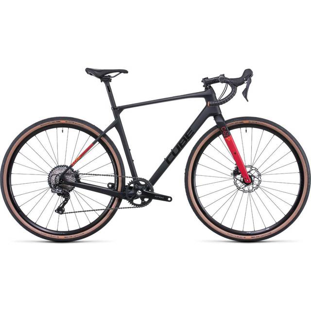 Cube Nuroad C:62 Pro Gravel Bike 2022 Carbon/Red - Black
