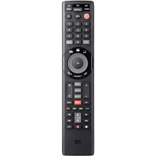 One For All Smart Control 5 universell fjärrkontroll - Kontroll av 5 enheter - Garanterat att fungera med alla tillverkare - Gratis app för installation - Optimerad för Smart TV URC7955