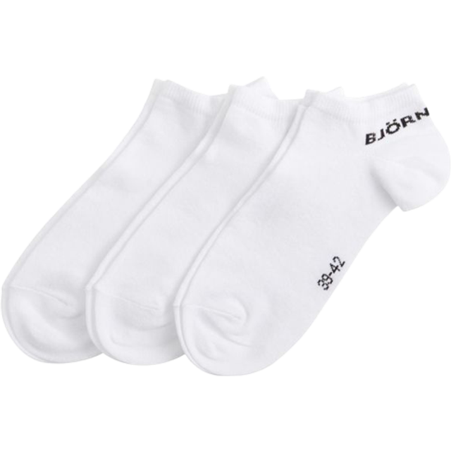 Björn Borg Essential Steps Socks 3-pack - White