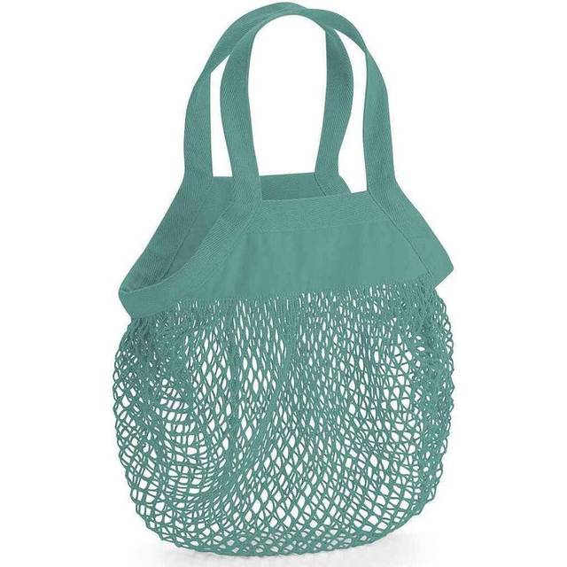 (One Size, Sage Green) Westford Mill Mini Mesh Tote Bag