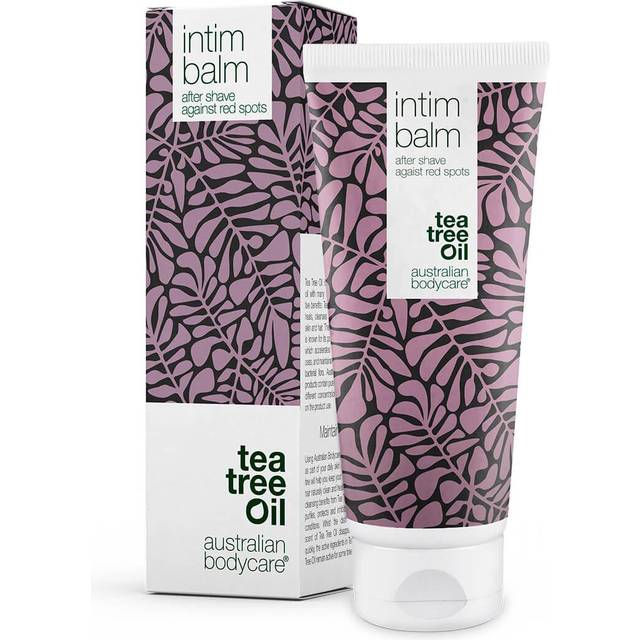 Australian Bodycare Intim Balm 200 ml | Tea Tree Oil aftershave till intimområdet efter rakning mot röda knoppar, inåtväxta hår och skäggpest | pH-reglerad till intimområdet | 100% vegansk