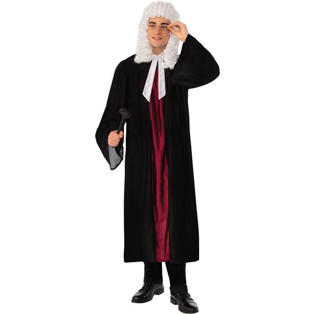 Bristol Novelty Unisex Adults Judges Gown Costume XL svart
