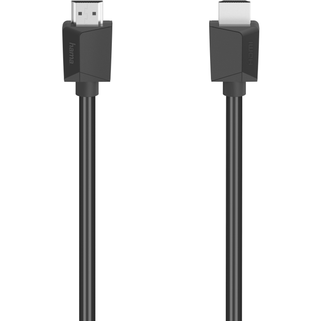 Hama high speed hdmi cable 1.5 metre supports 4k braided jacket gold-plated conn