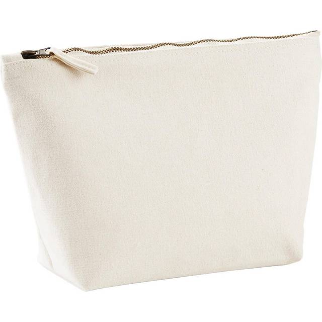 (M, Natural) Westford Mill Canvas Accessory Bag (Pack of 2)