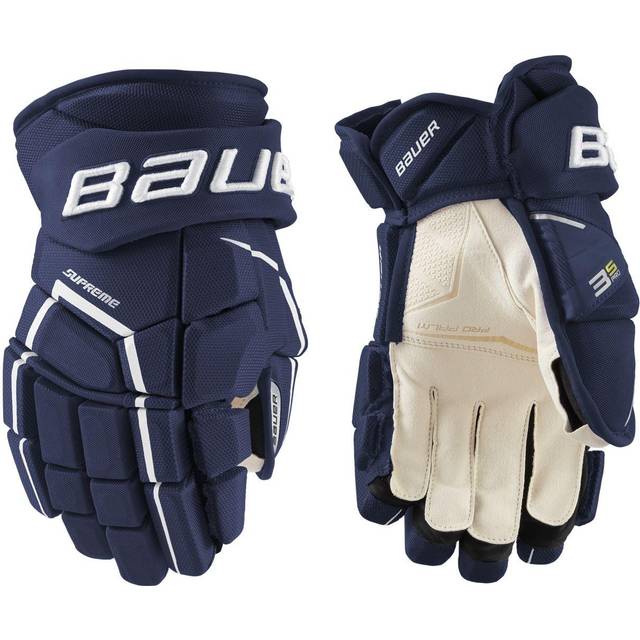 S21 Supreme 3S Pro SR hockeyhandskar , Navy/Röd/Vit, Unisex, 14