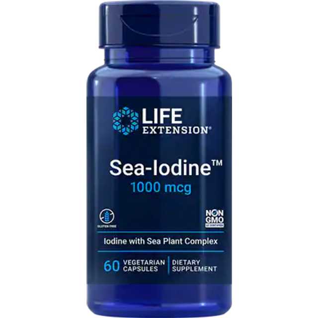 Life Extension  Sea-Iodine  1 000 mcg  60 Vegetarian Capsules