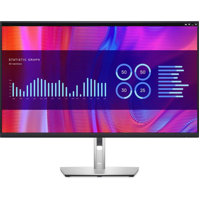 Dell P3223DE - LED-skärm - 31.5" - 2560 x 1440 QHD @ 60 Hz - IPS - 350 cd/m² - 1000:1 - 5 ms - HDMI, DisplayPort, USB-C - svart - TAA-kompatibel - med 3 års Advanced Exchange Basic Warranty