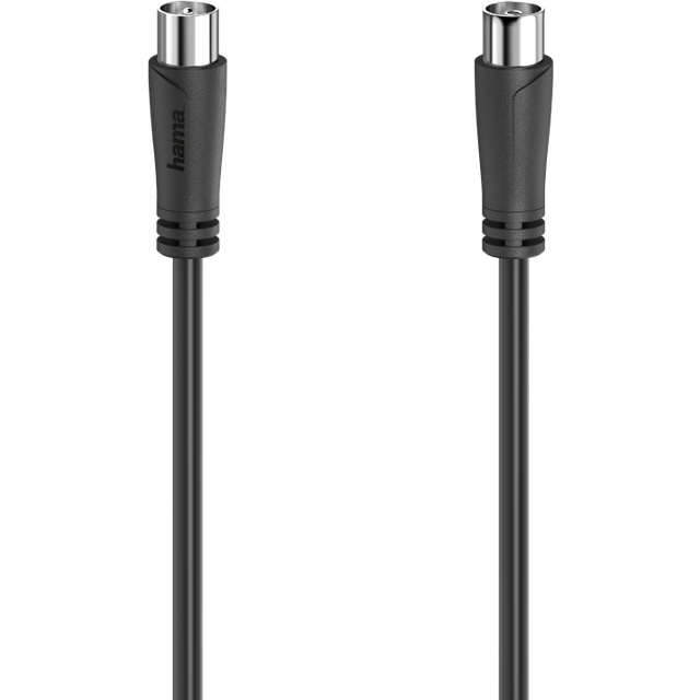 Hama antennkabel, f. Coax. hane - f. Coax. hona, 1,5 m, 90 DB