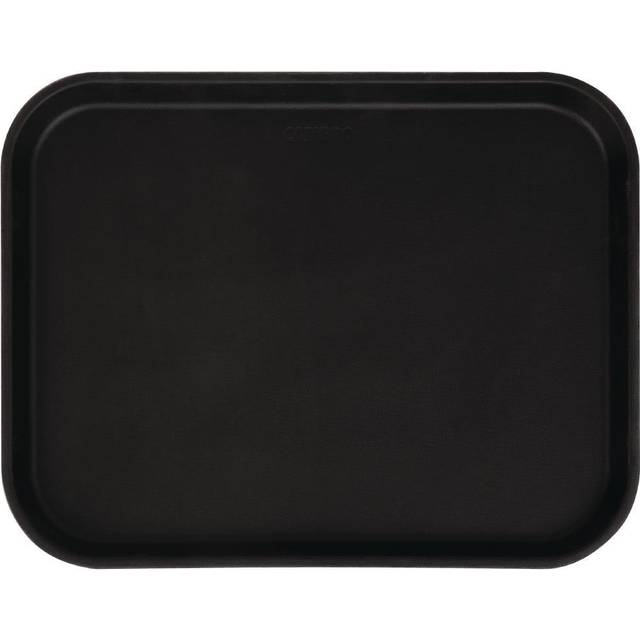 Cambro Camtread Fibreglass Rectangular Non-Slip Tray Black 457mm