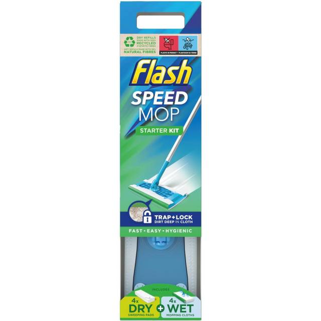 Flash Floor Cleaner Speedmop Starter Kit, Fast Easy & Hygienic Floor Cleaning