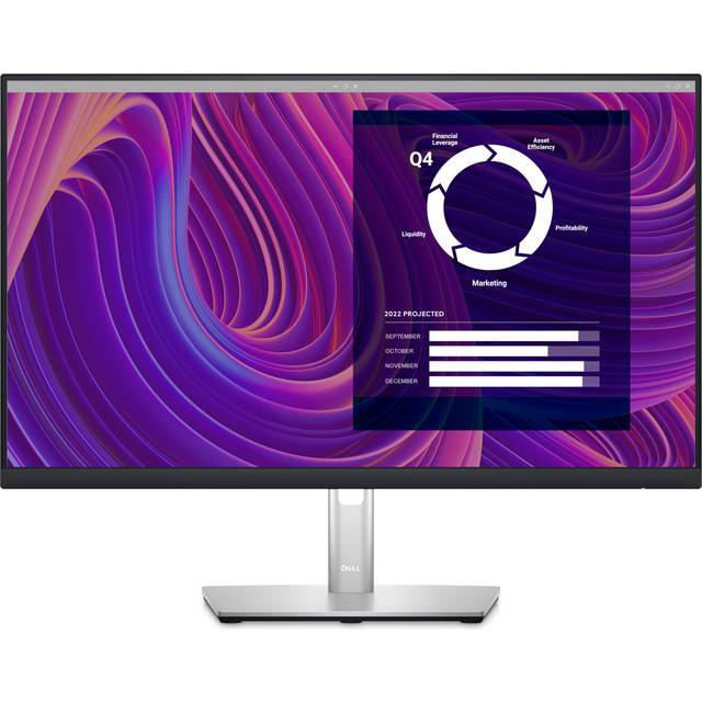 Dell P2423D - LED-skärm - 23.8" - 2560 x 1440 QHD @ 60 Hz - IPS - 300 cd/m² - 1000:1 - 5 ms - HDMI, DisplayPort - svart - TAA-kompatibel - med 3 års avancerad utväxlingstjänst och begränsad hårdvarugaranti