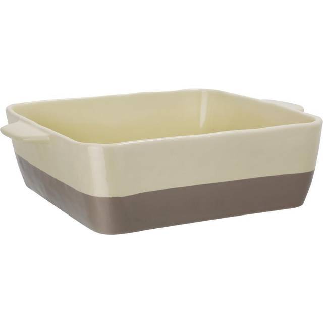 Olympia Red And Taupe Ceramic Roasting Dish 4.2Ltr