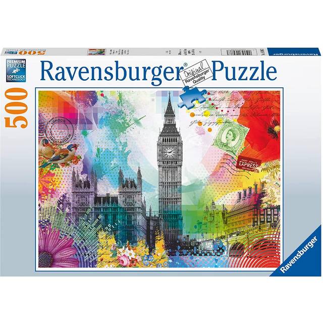 RAVENSBURGER London Postcard 500P |Multi/patterned |One Size
