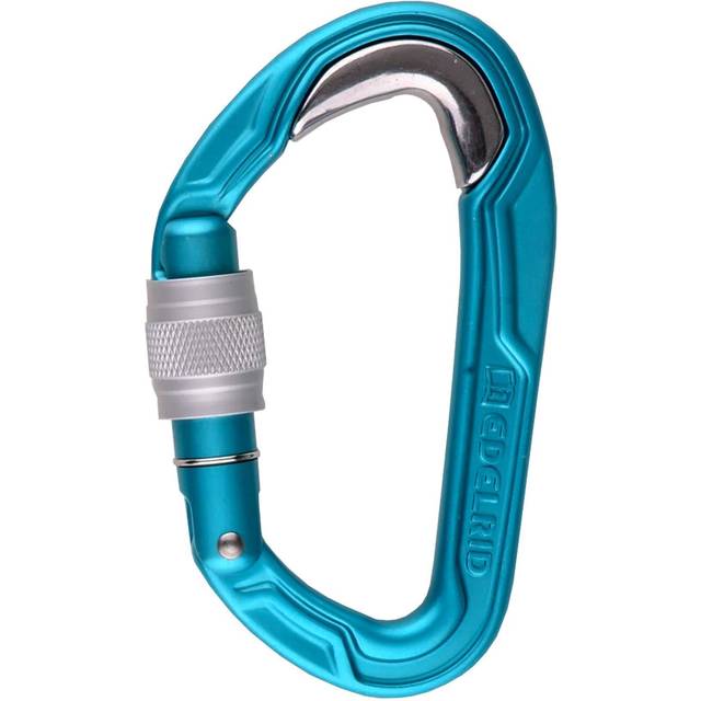 Climbing carabiner Edelrid HMS Bulletproof Screw - Gris
