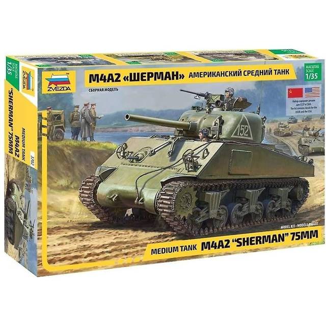 Zvezda 1/35 Scale M4 A2 Sherman Model Kit