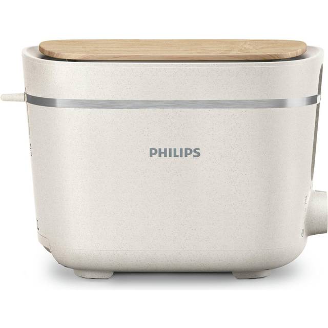 Philips Conscious Collection 2 Slice Toaster, Cream