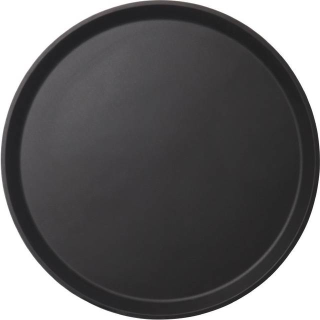 Round Black Non-Slip Camtread Tray 35.5cm (Each)