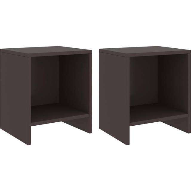 vidaXL Bedside Cabinets 2 pcs White 35x30x40 cm Solid Pinewood