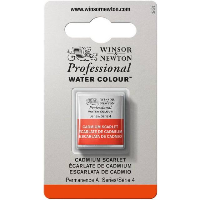 Professional Water Colour Half-pan (Price group 4) Cadmium scarlet 106