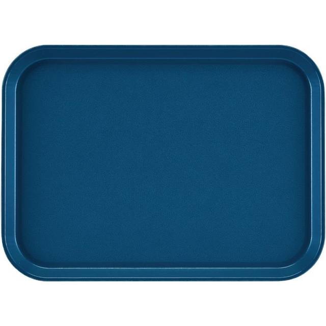 Cambro EpicTread Fibreglass Rectangular Non-Slip Tray Blue 350mm