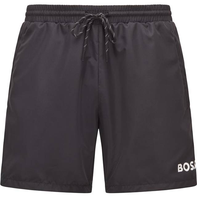 BOSS Badeshorts i sort m. logo til herre.