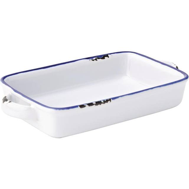 Utopia Avebury Blue Small Rectangular Dish 6.75" (1 x 12)