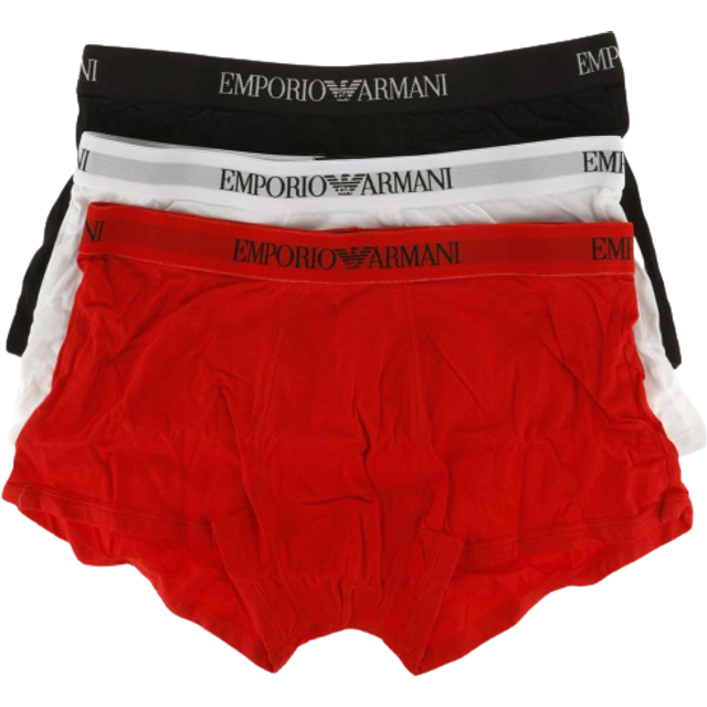 Emporio Armani Underwear 3 Pack Trunks