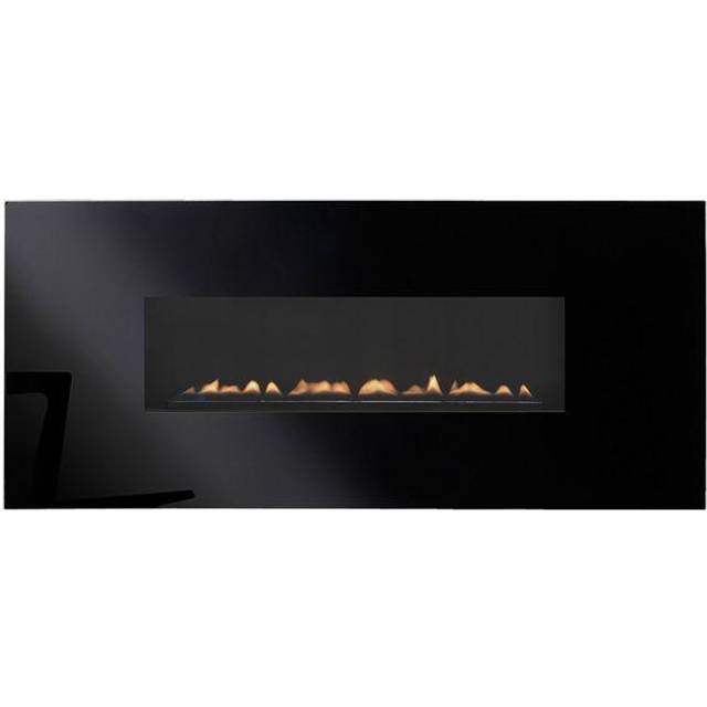 Focal Point Flueless Gas Wall Hung Fire - Midnight Black