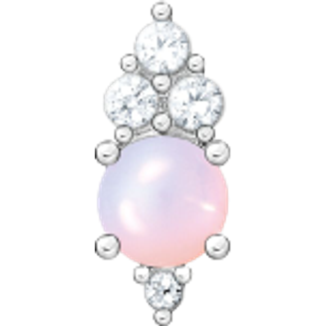 Thomas Sabo Womens 925 Silver & Cz Opal Sterling-silver and Zirconia Stud Earring S - 925 Silver & CZ