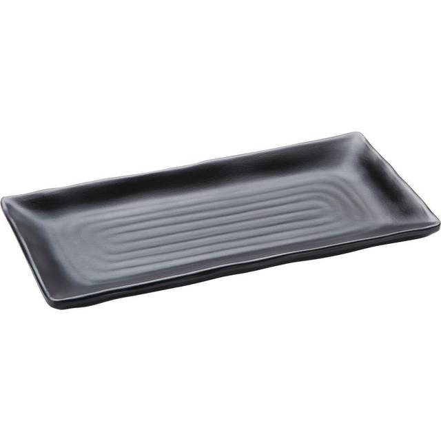 Olympia Kristallon Fusion Melamine Rectangular Platters Small 216mm (Pack of 6)