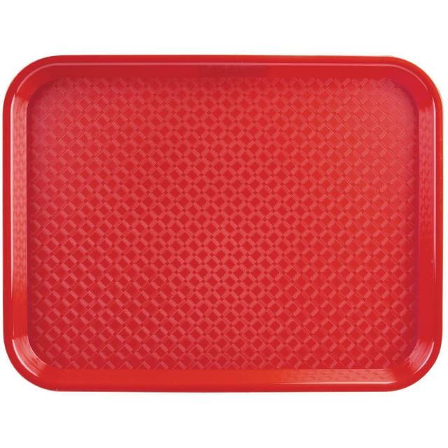 Olympia Kristallon Polypropylene Fast Food Tray White Small 345mm
