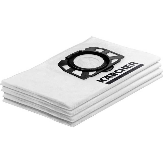 Karcher Fleece Filter Bags for SE 4001 and WD 3 Vacuum Cleaners Pack of 4