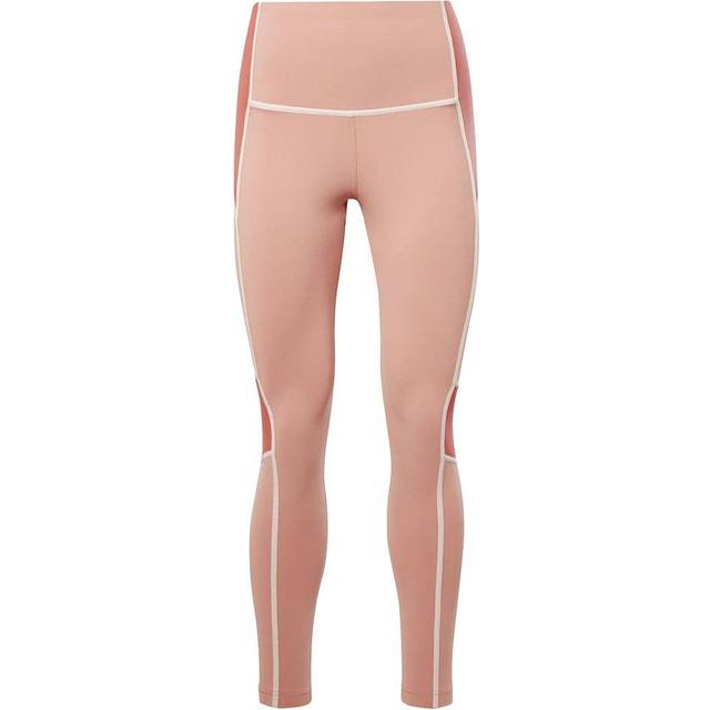 Reebok Women's Lux High-Waisted Colorblock Tights Cancor, XS