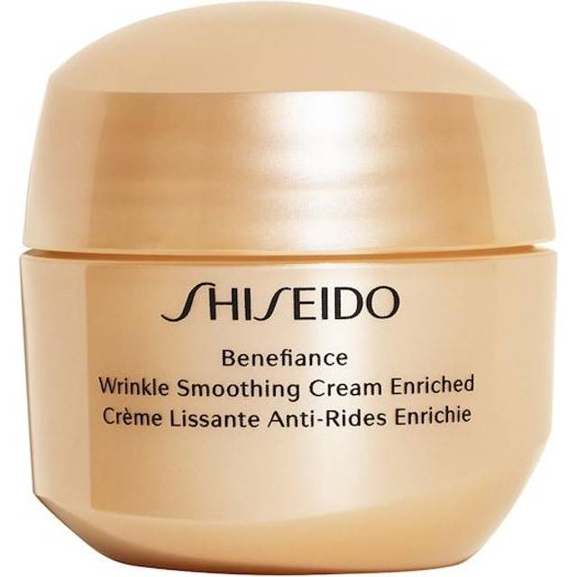 Shiseido Benefiance Wrinkle Smoothing Cream Enriched - Mini Size  20 mL - Anti-Aging Moisturizer for Dry to Very Dry Skin - Visibly Corrects Wrinkles