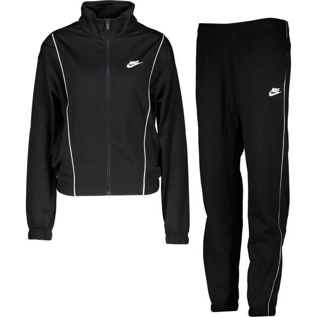 Nike Sportswear Essential Tracksuit Women Black White Preis